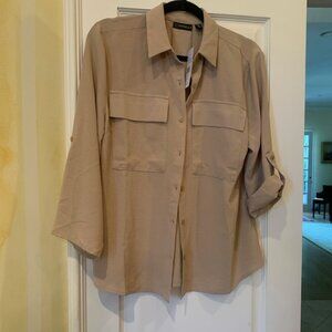 NWT - Rafaella Blouse (sesame-colored)